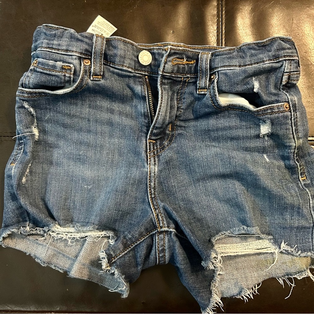 Girls Levi size 10 cut off shorts